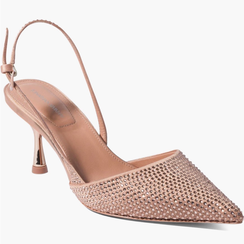 Simkhai Dylan Crystal Embellished Pump Heel